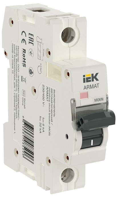 Автоматический выключатель  IEK AR-M06N-1-D050 902511