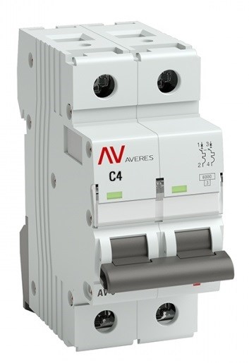 Автоматический выключатель  EKF mcb6-DC-2-04C-av 1126126