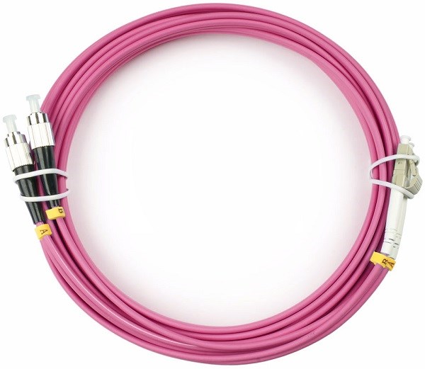 Патч-корд волоконно-оптический Cabeus FOP-50-OM4-LC-FC-10m 728625