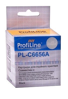 Картридж  ProfiLine PL-C6656A-Bk 594196