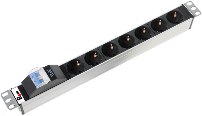 Блок розеток 19", 7 розеток ЦМО R-16-7S-A-440-K 466980