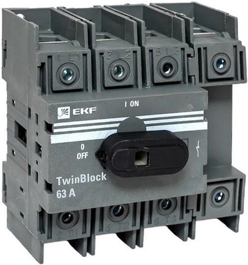Рубильник  EKF tb-63-4p-f 1133509