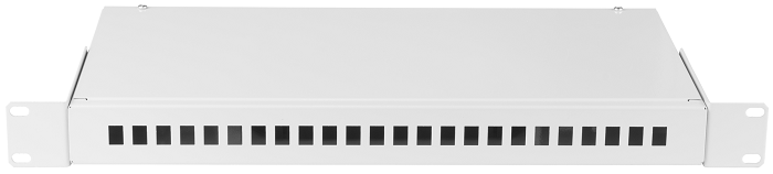 Кросс оптический стоечный 19" стационарный 1U NikoMax NMF-RP24SC-WS-ES-1U-GY 812274