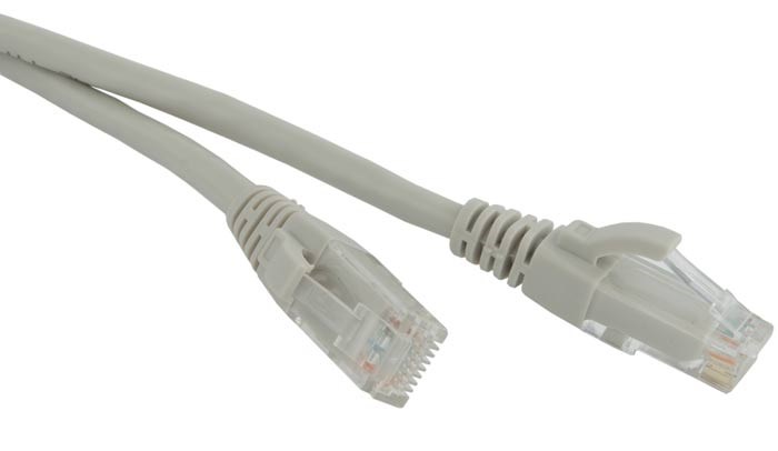 Кабель патч-корд  Hyperline PC-LPM-UTP-RJ45-RJ45-C6a-2M-LSZH-GY 484588