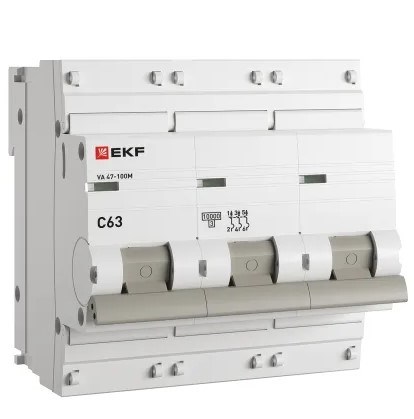 Автоматический выключатель  EKF mcb47100m-3-63C-pro 1129970