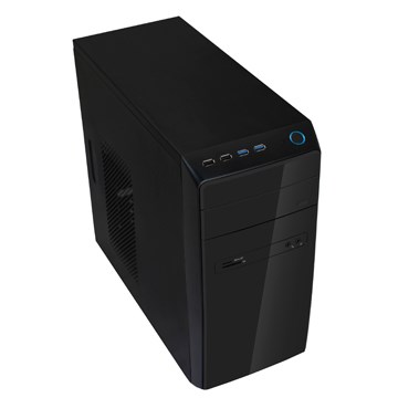 Корпус mATX Powerman ES726BK USB3.0 450W 580829