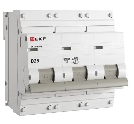 Автоматический выключатель  EKF mcb47100m-3-25D-pro 1129954