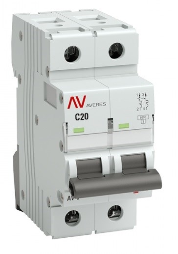 Автоматический выключатель  EKF mcb6-DC-2-20C-av 1126124