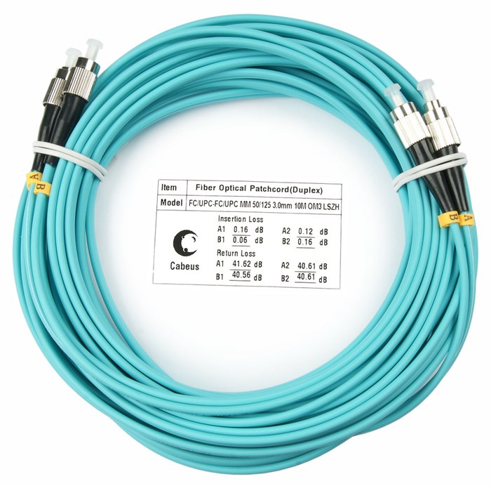 Кабель патч-корд волоконно-оптический Cabeus FOP-50-FC-FC-25m 513519