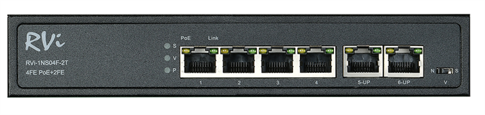 Коммутатор  RVi RVi-1NS04F-2T 720083