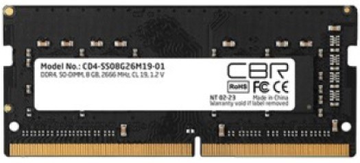 Модуль памяти SODIMM DDR4 8GB CBR CD4-SS08G26M19-01 1060825