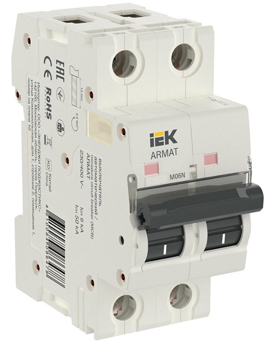 Автоматический выключатель  IEK AR-M06N-2-B005 902533