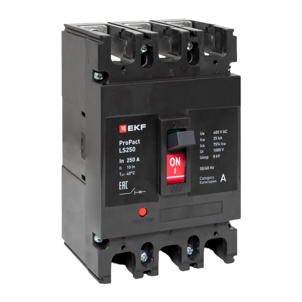 Автоматический выключатель в литом корпусе  EKF mccb-250-25-3-200-ls 1145208