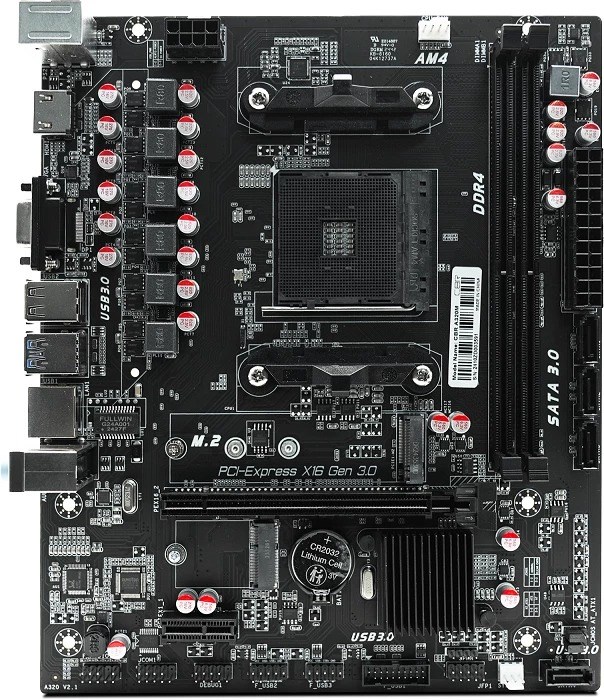 Материнская плата mATX CBR A320 1191998
