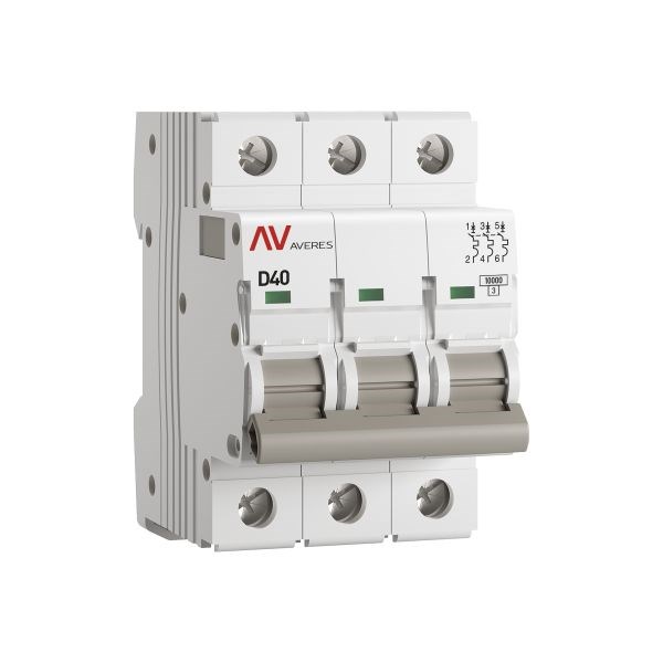 Автоматический выключатель  EKF mcb10-3-40D-av 1126042