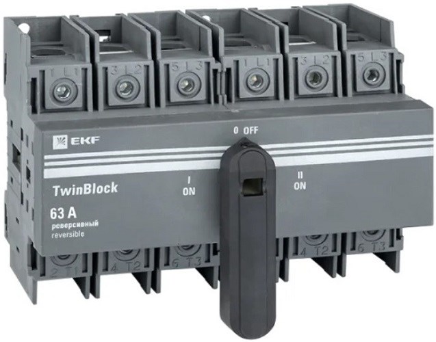 Рубильник  EKF tb-s-63-3p-rev 1133525