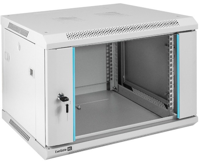 Шкаф настенный 19", 6U Exegate EC-WM-6U.600.G.GREY 1230451