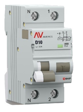 Автомат дифференциальный EKF rcbo10-1pn-10D-300-ac-av 1126687