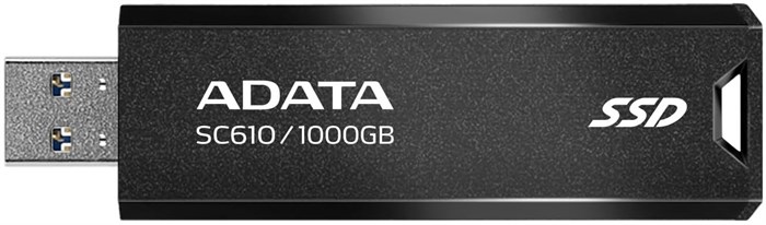 Внешний SSD USB 3.2 Gen 2 Type-A ADATA SC610-1000G-CBK/RD 1024 ГБ 1057661