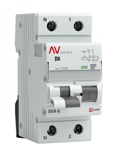 Автомат дифференциальный EKF rcbo6-1pn-6D-30-a-av 1126215