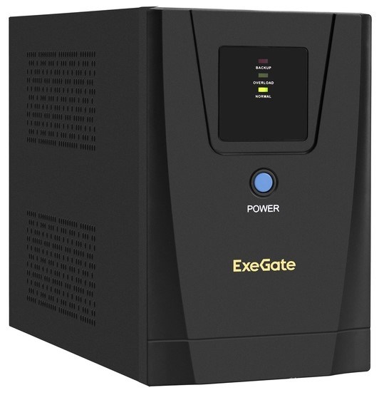 Источник бесперебойного питания  Exegate SpecialPro UNB-1600.LED.AVR.2SH.3C13.USB 991179