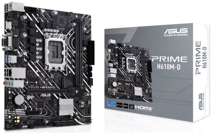 Материнская плата mATX ASUS PRIME H610M-D 1052254