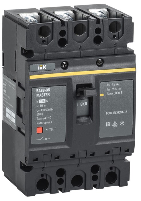 Автоматический выключатель в литом корпусе  IEK SVA30-3-0125-02 1147533