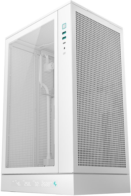 Корпус mATX Deepcool CH270 DIGITAL WH 1186329