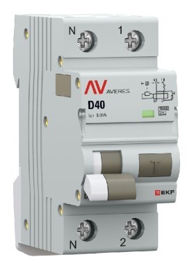 Автомат дифференциальный EKF rcbo10-1pn-40D-30-a-av 1126572