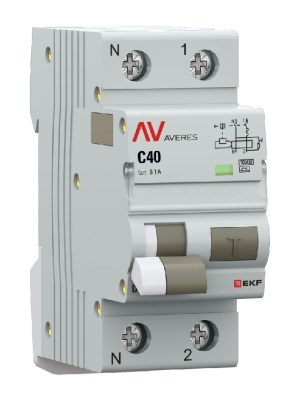 Автомат дифференциальный EKF rcbo10-1pn-40C-100-a-av 1126588