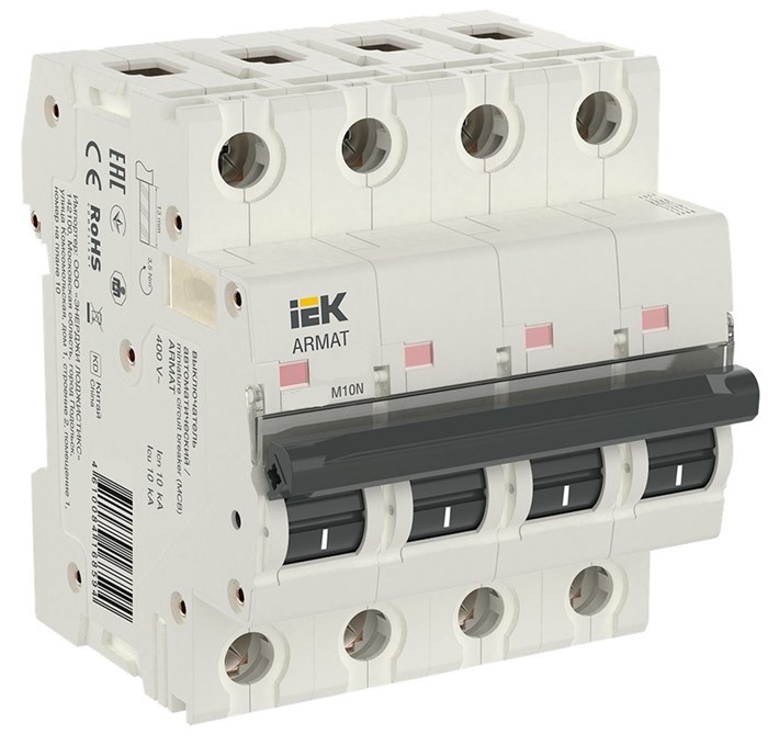 Автоматический выключатель  IEK AR-M10N-4-D020 902846