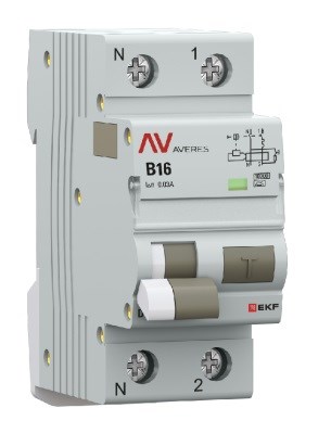 Автомат дифференциальный EKF rcbo10-1pn-16B-30-a-av 1126553