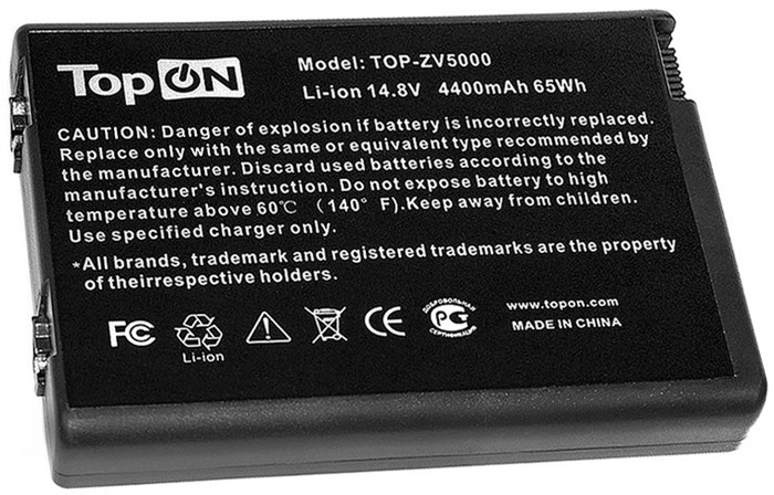 Аккумулятор для ноутбука HP TopOn TOP-ZV5000 639854