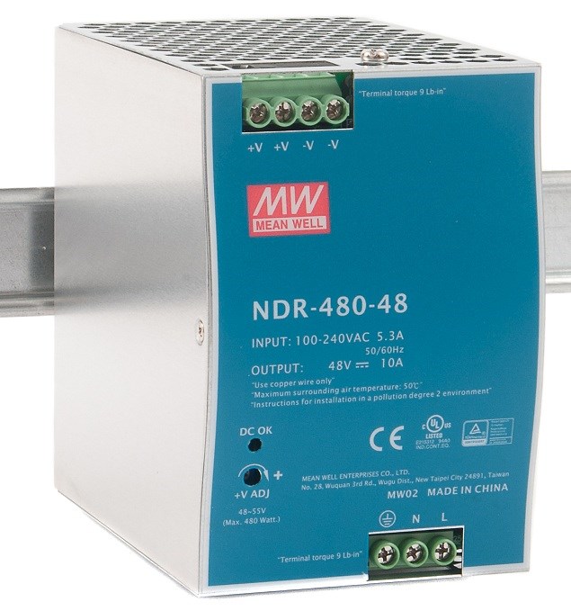 Преобразователь AC-DC сетевой Mean Well NDR-480-48 582483