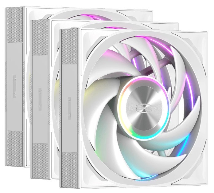 Вентилятор для корпуса PCCooler F7 X120 ARGB WH 3IN1 1234134