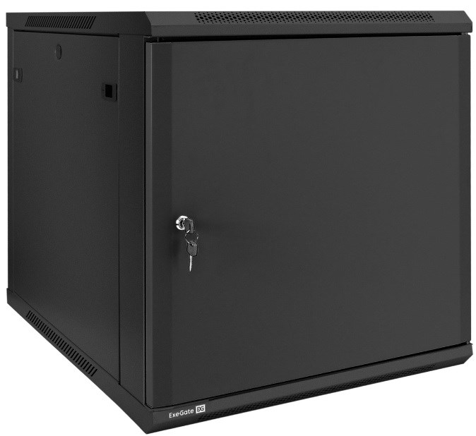 Шкаф настенный 19", 12U Exegate EC-WM-12U.600.M.BLACK 1230473