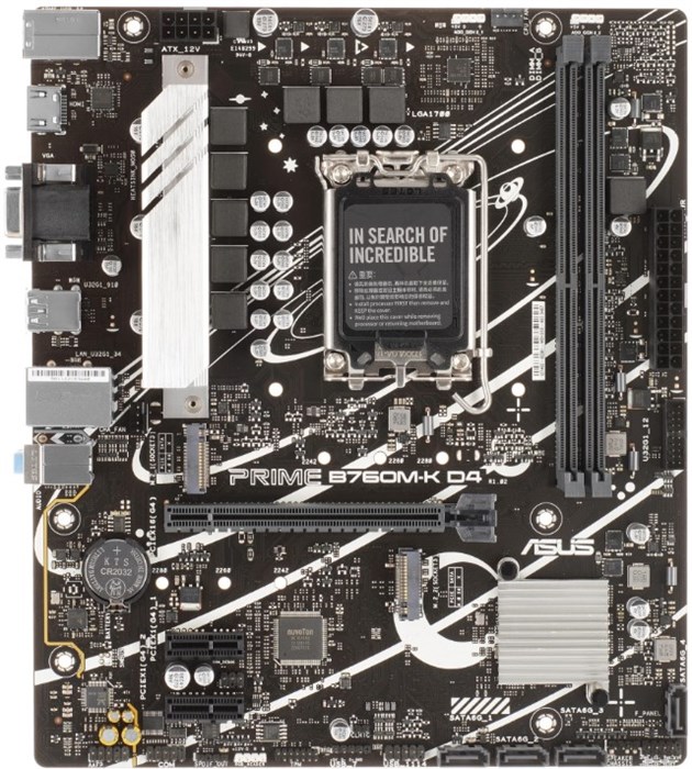 Материнская плата mATX ASUS PRIME B760M-K D4 1211726