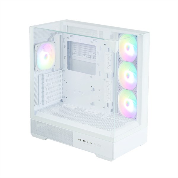 Корпус ATX Zalman P40 Prism Plus White 1217678