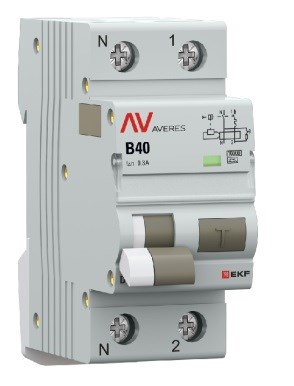 Автомат дифференциальный EKF rcbo10-1pn-40B-300-a-av 1126604