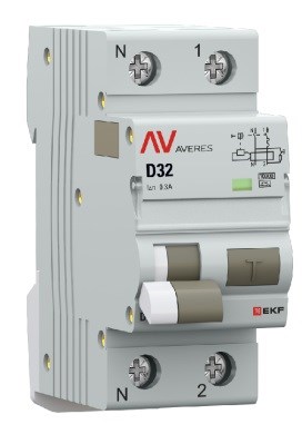 Автомат дифференциальный EKF rcbo10-1pn-32D-300-a-av 1126620