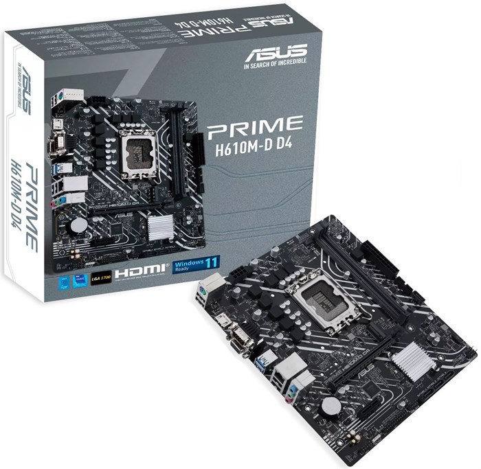 Материнская плата mATX ASUS PRIME H610M-D D4 881505