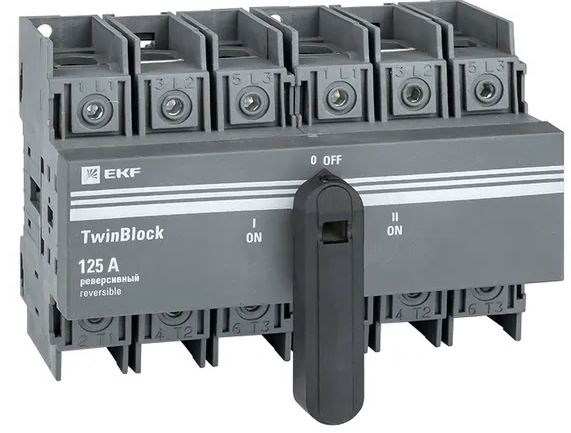 Рубильник  EKF tb-s-125-3p-rev 1133521