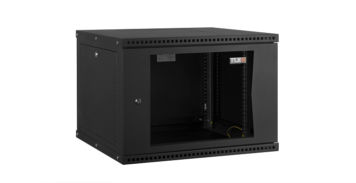 Шкаф настенный 19", 6U TLK TWI-066035-R-G-BK 791687