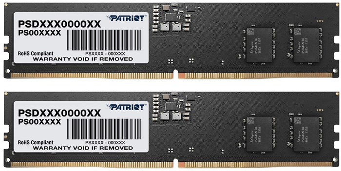 Модуль памяти DDR5 32GB (2*16GB) Patriot Memory PSD532G5600K 1012787