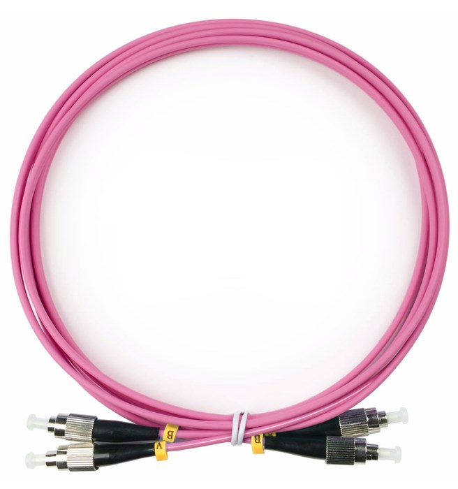 Патч-корд волоконно-оптический Cabeus FOP-50-OM4-FC-FC-2m 728602