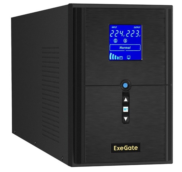 Источник бесперебойного питания  Exegate SineTower SZ-2000.LCD.AVR.3SH.1C13.USB 1118190