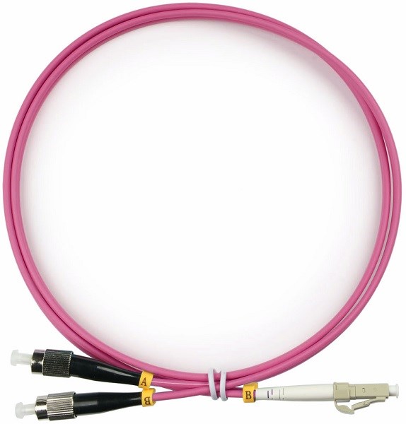 Патч-корд волоконно-оптический Cabeus FOP-50-OM4-LC-FC-1,5m 728622