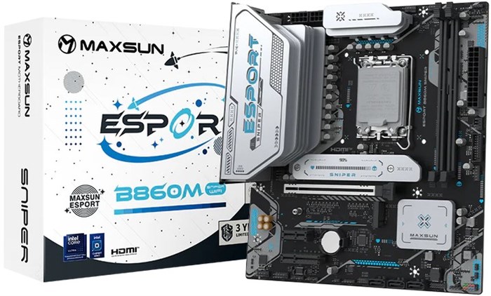 Материнская плата mATX MAXSUN MS-eSport B860M SNIPER WIFI 1229784