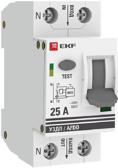 Устройство защиты от дугового пробоя  EKF afdd-2-25C-pro 1126155
