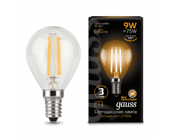 Лампа светодиодная Gauss 105801109 736444